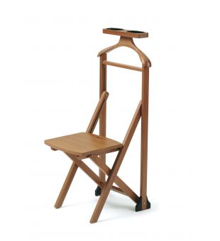 Duka Indossatore sedia in legno color ciliegio